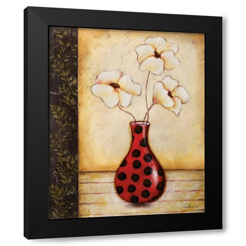 Playful I Black Modern Wood Framed Art Print by Osborne, Susan
