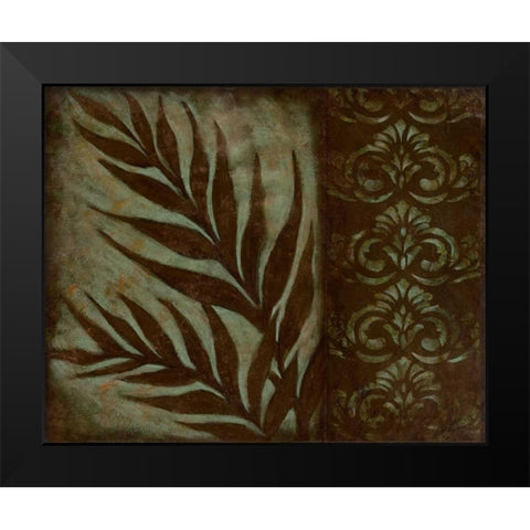 Fall Foliage II Black Modern Wood Framed Art Print by Osborne, Susan