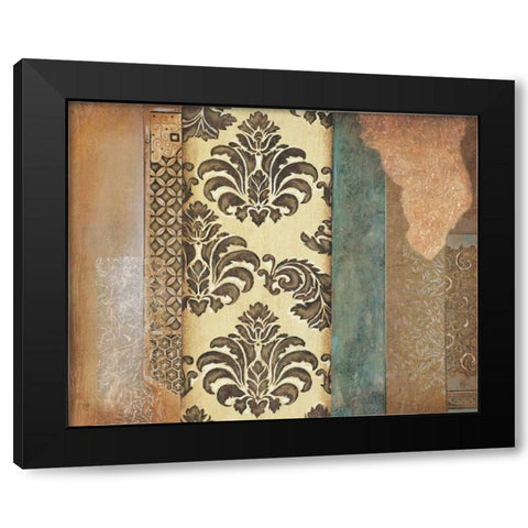 Maze I Black Modern Wood Framed Art Print with Double Matting by Osborne, Susan