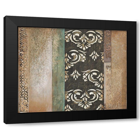 Maze II Black Modern Wood Framed Art Print by Osborne, Susan