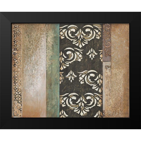 Maze II Black Modern Wood Framed Art Print by Osborne, Susan