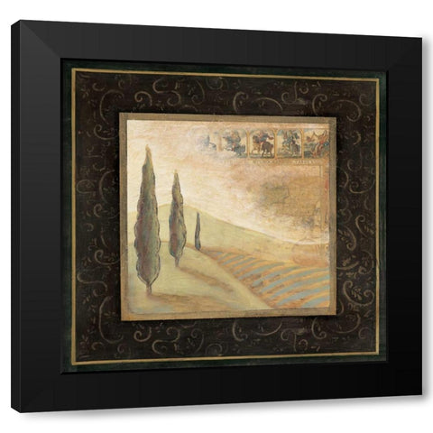 Natures Spirit I Black Modern Wood Framed Art Print with Double Matting by Osborne, Susan