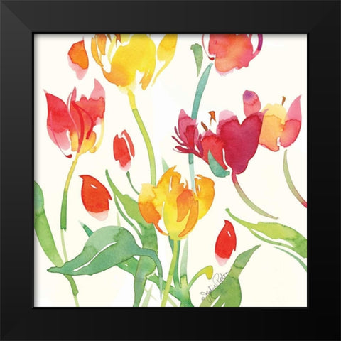 Jardin de Plantes I Black Modern Wood Framed Art Print by Paton, Julie
