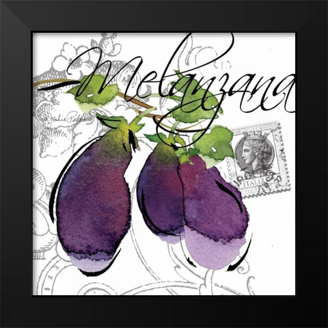 Alfresco Italia II Black Modern Wood Framed Art Print by Paton, Julie