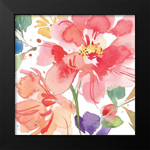 Sarafina II Black Modern Wood Framed Art Print by Paton, Julie