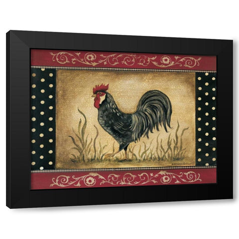 Rise-n-shine Black Modern Wood Framed Art Print by Poloson, Kimberly