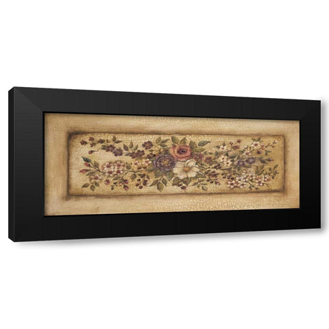 Vintage Garland I Black Modern Wood Framed Art Print with Double Matting by Poloson, Kimberly