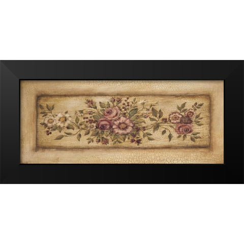 Vintage Garland II Black Modern Wood Framed Art Print by Poloson, Kimberly