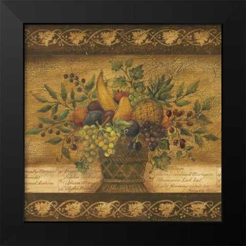 Abundance I Black Modern Wood Framed Art Print by Poloson, Kimberly