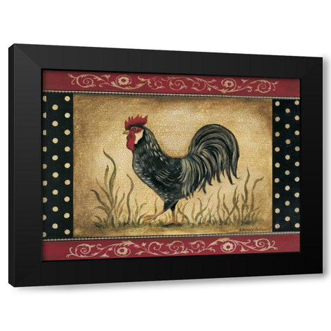 Rise-n-Shine Black Modern Wood Framed Art Print by Poloson, Kimberly