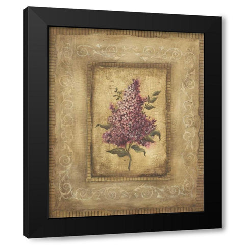 Grand Savin Lilac Black Modern Wood Framed Art Print with Double Matting by Poloson, Kimberly