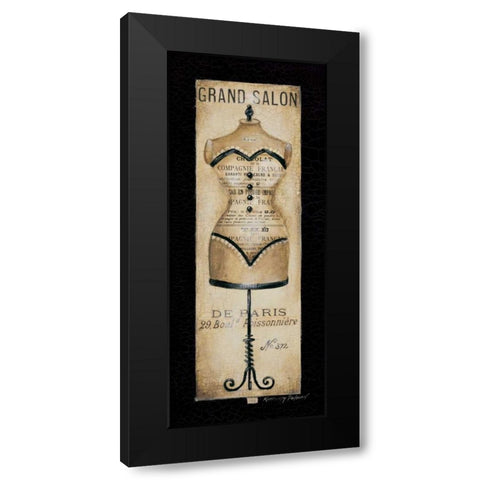 Grand Salon No. 372 Black Modern Wood Framed Art Print by Poloson, Kimberly