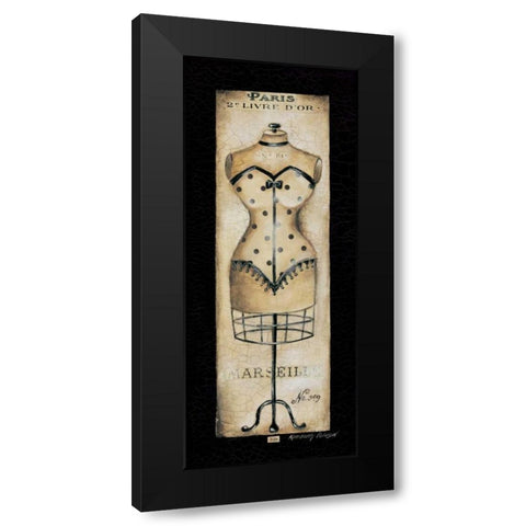 Paris No. 349 Black Modern Wood Framed Art Print with Double Matting by Poloson, Kimberly