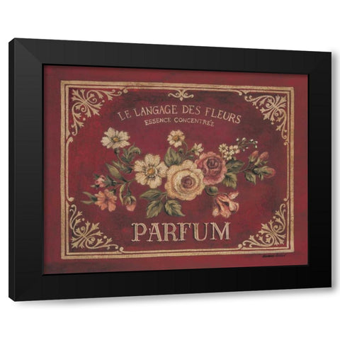 Parfum Black Modern Wood Framed Art Print by Poloson, Kimberly