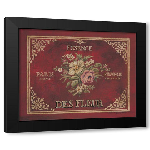 Essence Black Modern Wood Framed Art Print by Poloson, Kimberly