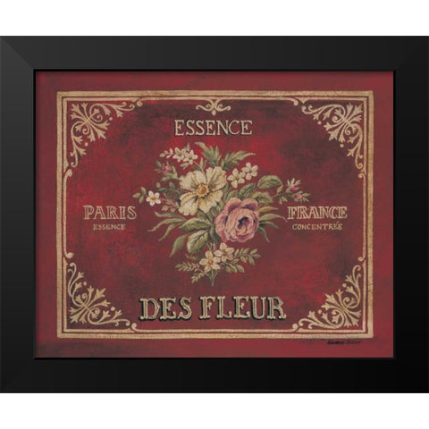 Essence Black Modern Wood Framed Art Print by Poloson, Kimberly