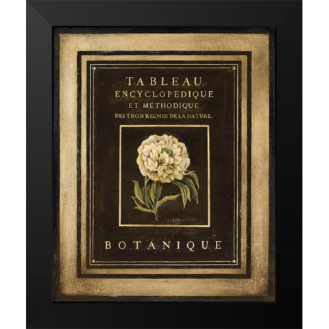 Les Fleurs de Paris II Black Modern Wood Framed Art Print by Poloson, Kimberly