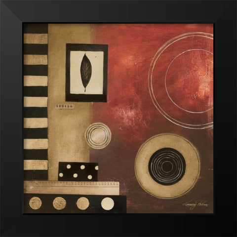 Radius I Black Modern Wood Framed Art Print by Poloson, Kimberly