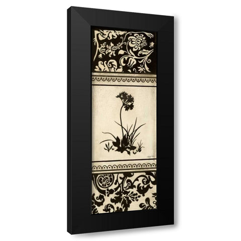 Garden Shadow I Black Modern Wood Framed Art Print with Double Matting by Poloson, Kimberly