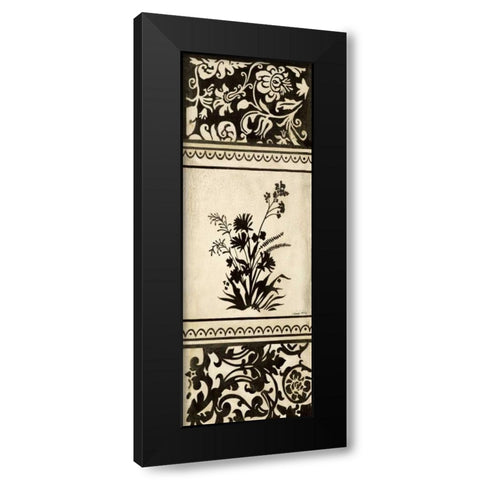 Garden Shadow II Black Modern Wood Framed Art Print by Poloson, Kimberly