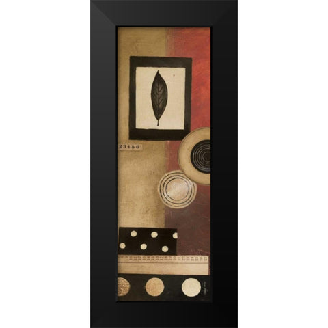 Radius Panel I Black Modern Wood Framed Art Print by Poloson, Kimberly