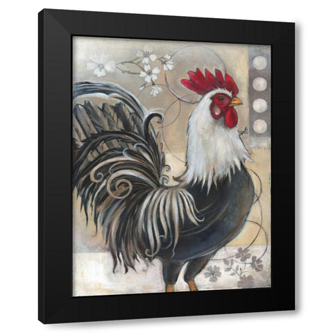 Full Circle I Black Modern Wood Framed Art Print by Poloson, Kimberly