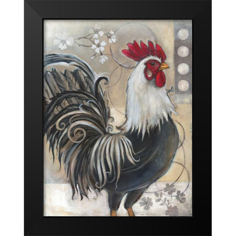 Full Circle I Black Modern Wood Framed Art Print by Poloson, Kimberly