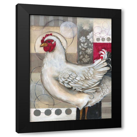 Full Circle II Black Modern Wood Framed Art Print by Poloson, Kimberly