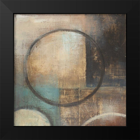 Blue Sky I Top Black Modern Wood Framed Art Print by Poloson, Kimberly