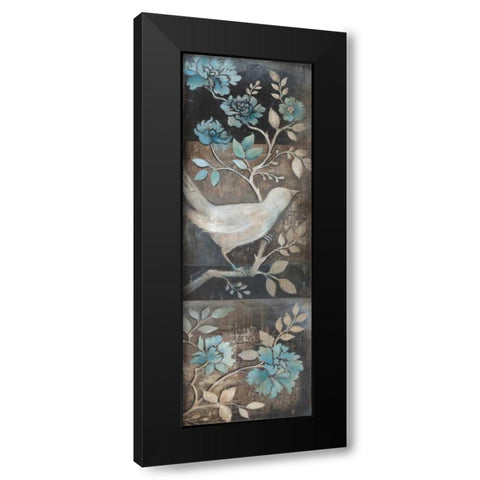 Out of the Blue I Black Modern Wood Framed Art Print by Poloson, Kimberly