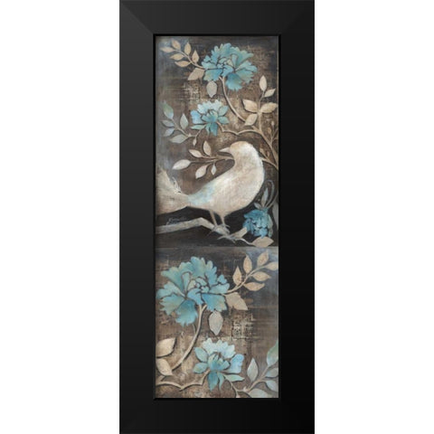 Out of the Blue II Black Modern Wood Framed Art Print by Poloson, Kimberly