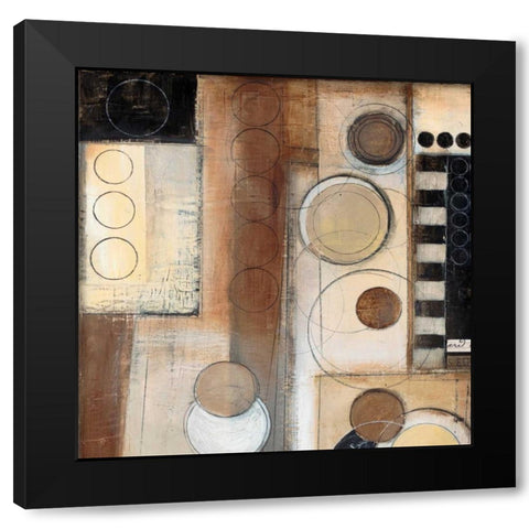 Rush Hour Sq. I Black Modern Wood Framed Art Print by Poloson, Kimberly