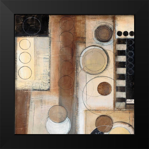 Rush Hour Sq. I Black Modern Wood Framed Art Print by Poloson, Kimberly