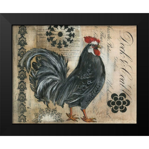 Daily Record I Black Modern Wood Framed Art Print by Poloson, Kimberly