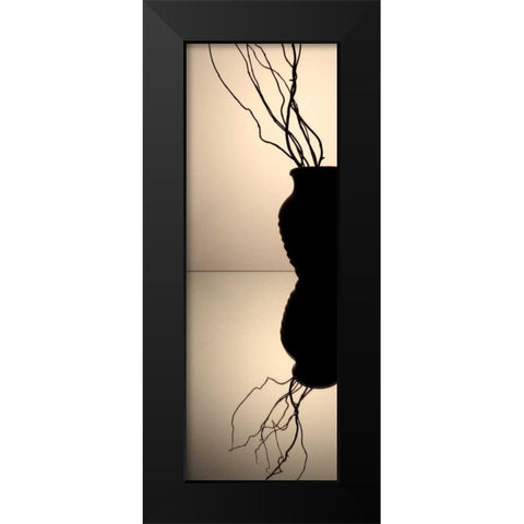 Still Life Reflections III Black Modern Wood Framed Art Print by Burkhart, Monika