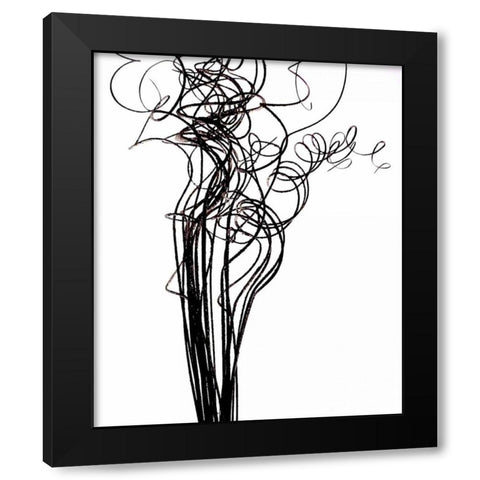 Colori dautunno Black Modern Wood Framed Art Print with Double Matting by Burkhart, Monika