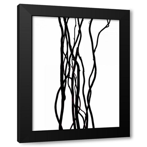 Uno sguardo d amore Black Modern Wood Framed Art Print with Double Matting by Burkhart, Monika