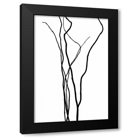 Vola l amore Black Modern Wood Framed Art Print with Double Matting by Burkhart, Monika