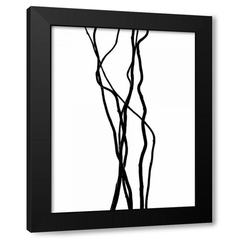 Todays menu Black Modern Wood Framed Art Print with Double Matting by Burkhart, Monika
