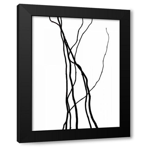 Its Not Burnt Black Modern Wood Framed Art Print with Double Matting by Burkhart, Monika