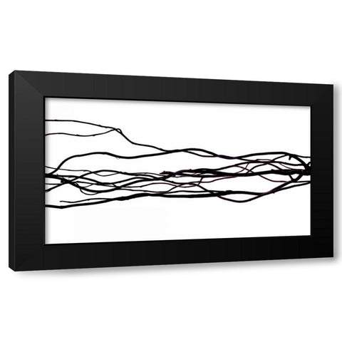 Im Sorry for What I Said Black Modern Wood Framed Art Print with Double Matting by Burkhart, Monika
