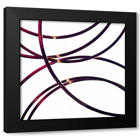 Linked II Black Modern Wood Framed Art Print by Burkhart, Monika