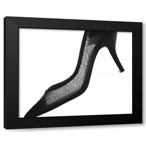 High Heels I Black Modern Wood Framed Art Print by Burkhart, Monika