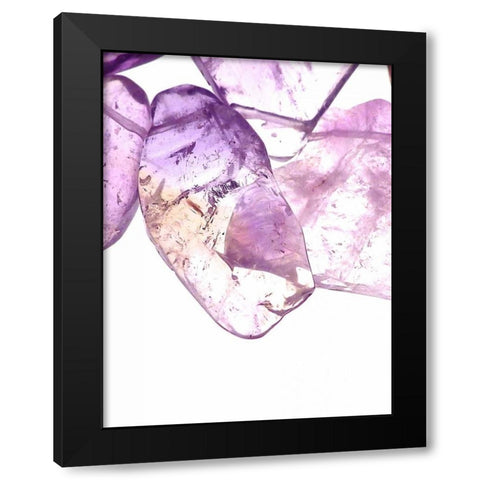 Purple I Black Modern Wood Framed Art Print with Double Matting by Burkhart, Monika