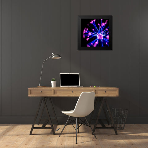 Electricity II Black Modern Wood Framed Art Print by Burkhart, Monika