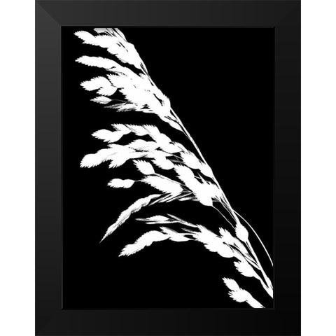Soliloquy Reverse I Black Modern Wood Framed Art Print by Burkhart, Monika