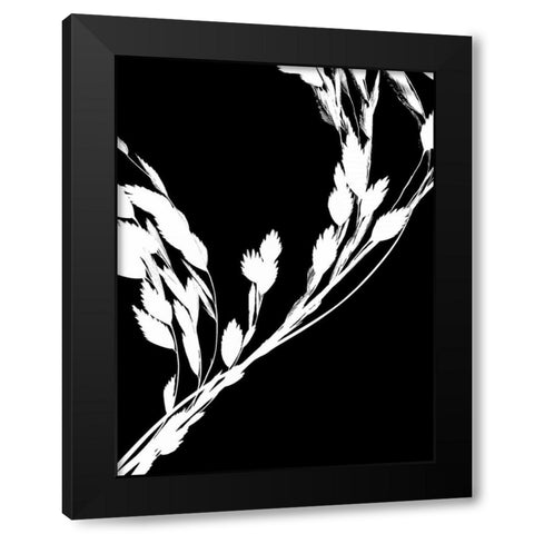 Soliloquy Reverse II Black Modern Wood Framed Art Print by Burkhart, Monika