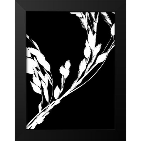 Soliloquy Reverse II Black Modern Wood Framed Art Print by Burkhart, Monika