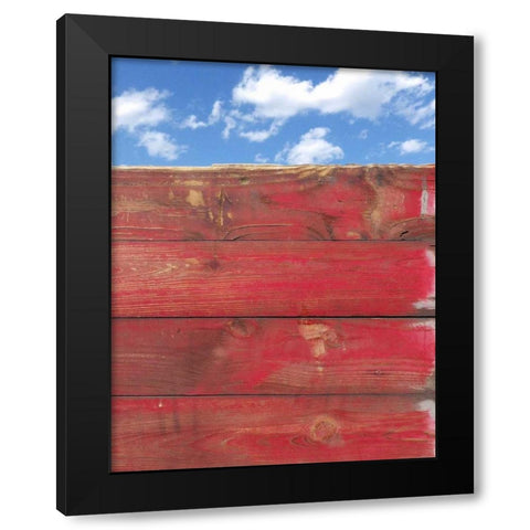 Over The Fence Black Modern Wood Framed Art Print with Double Matting by Burkhart, Monika