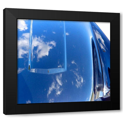 Clouds On The Car I Black Modern Wood Framed Art Print by Burkhart, Monika